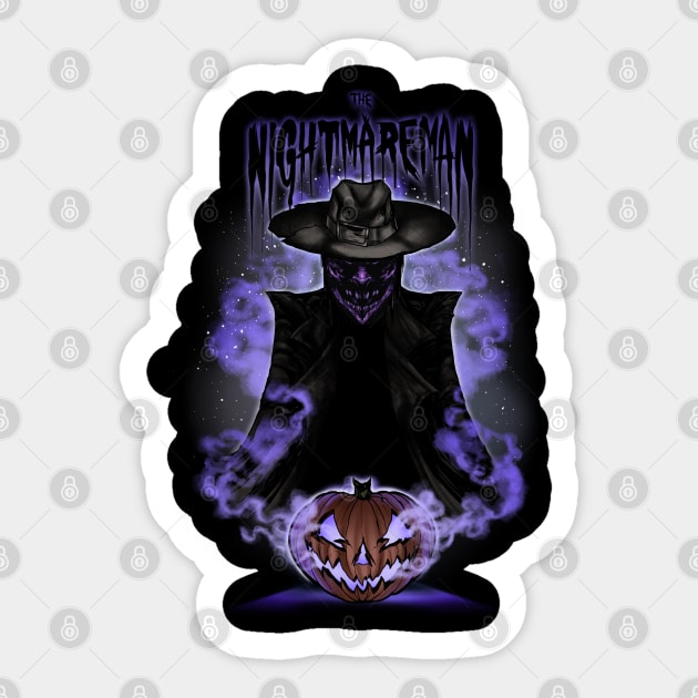 The Nightmareman Sticker by VonJekyllArt